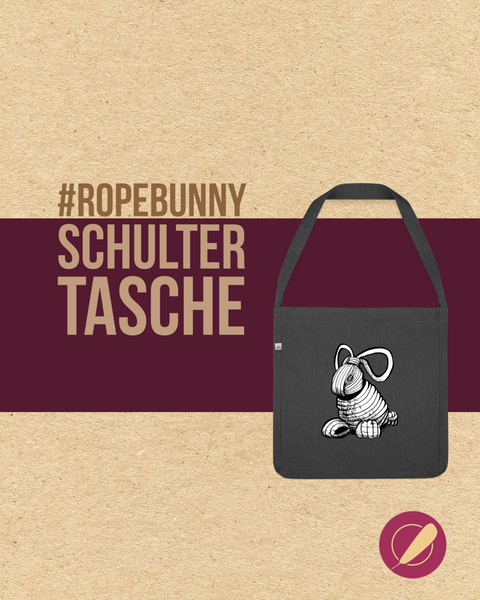 #Ropebunny Schultertasche aus Recycling-Material